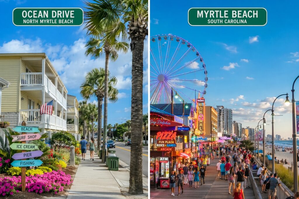 North Myrtle Beach vs Myrtle Beach for Students