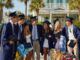 Senior Week beach house rental near Ocean Drive in North Myrtle Beach SC — graduating seniors arriving for the week